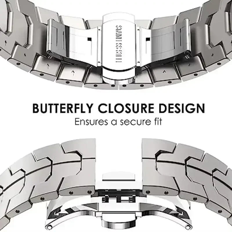 22mm Stainless Steel Watch Band for NORTH EDGE APACHE-46 – Luxury Replacement Metal Bracelet Strap Correa (Replacement Band)