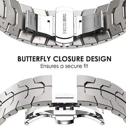 22mm Stainless Steel Watch Band for NORTH EDGE APACHE-46 – Luxury Replacement Metal Bracelet Strap Correa (Replacement Band)