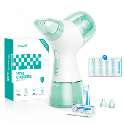 Nasal Irrigation System – Sinus Rinse Machine with Water and Waste Collection Tanks for Nasal Cleansing