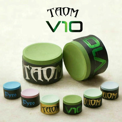 V10 Billiard Cue Chalk - Professional No-Slip Snooker & Pool Chalk in Blue or Green