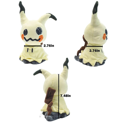 Mimikyu Eevee Stuffed Plush Toy – 7" Anime Character Doll, Perfect for Kids' Birthday & Christmas Gifts