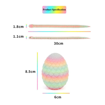 3D Printed Snake Egg Toys – Rotating Articulating Desktop Decorations & Anime-Inspired Home Decor Figures