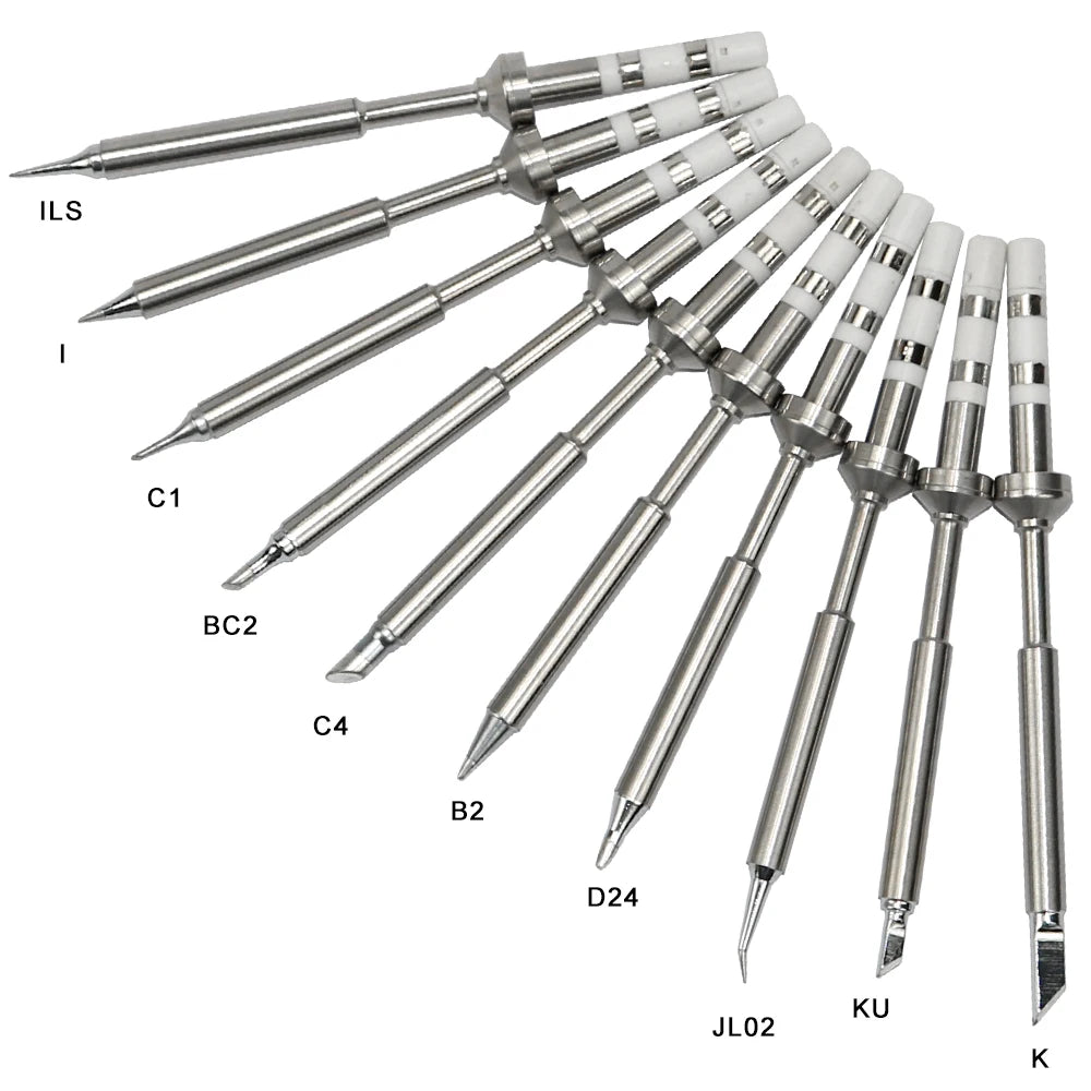 TS100/TS101 Soldering Iron Tips - Pine64 Pinecil Replacement Tips TS Series BC2 C4 Compatible Models