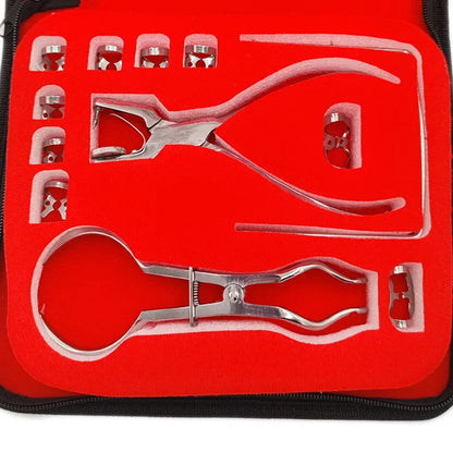 Dental Dam Hole Puncher Set — Dental Dam Perforator Pliers for Orthodontic & Dentist Use