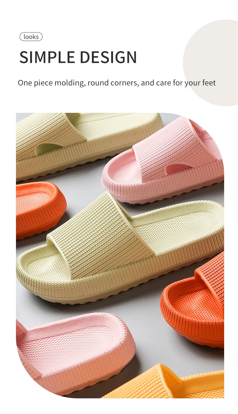 Men’s Soft-Soled Non-Slip Slippers – Summer Home EVA Comfort Slippers