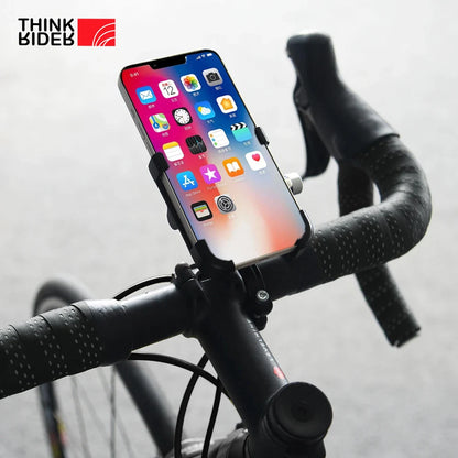 ThinkRider Anti-Vibration Bicycle Phone Mount for Mountain & Road Bikes – Navigation & Mobile Stand for E-Bikes