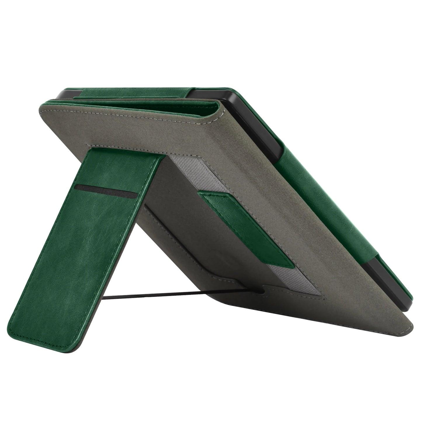 KOBO Libra 7" Leather Case – Hand Strap, Stand & Card Slot Cover for Libra Colour, Libra 2, Libra H2O (N428/N418/N873)