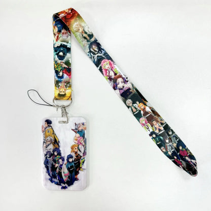 Cartoon Anime Lanyard – Key, Card & Badge Holder Neck Strap, DIY Keychain Hang Rope