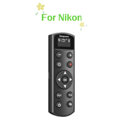 Hanpusen USB-C Bluetooth Camera Remote - Wireless Shutter Release with OLED Screen for Sony Canon Nikon Fujifilm Cameras