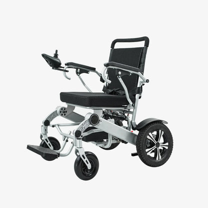 Lightweight Foldable Electric Wheelchair for Adults – Portable All-Terrain Motorized Chair, 264 Lbs Capacity