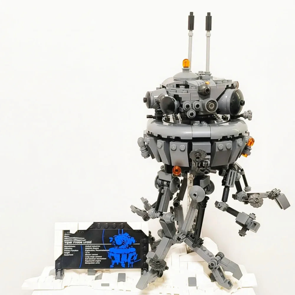 MOC 75306 Imperial Probeing Droid Model – Creative Robot Building Blocks Toy for Kids & Boys Gift