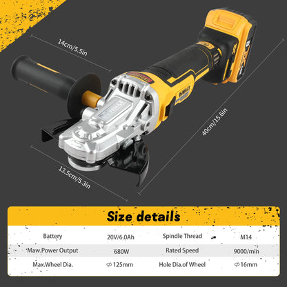 DEWALT DCG405FN 20V Brushless Angle Grinder – 125mm Cordless Cutting & Polishing Tool (Bare Tool)