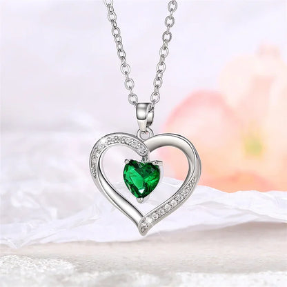 Heart Pendant Necklace - Elegant Hollow Design Jewelry Gift for Mother’s Day, Best Friends & Special Occasions
