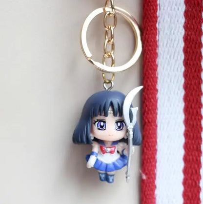 New Sailor Moon Car Keychain — Tsukino Usagi Anime Figure Keyring, Backpack Pendant Doll, Kids’ Collectible Toy Gift