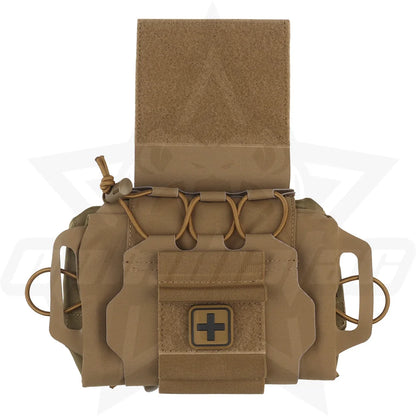 OphidianTac Outdoor First Aid Bag – Rapid Deployment Medium IFAK MOLLE Medical Pouch for Hunting Vest Accessories