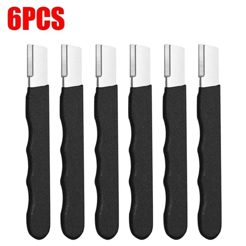 Portable Knife Sharpener - Alloy Steel Manual Knife & Scissor Sharpening Tool