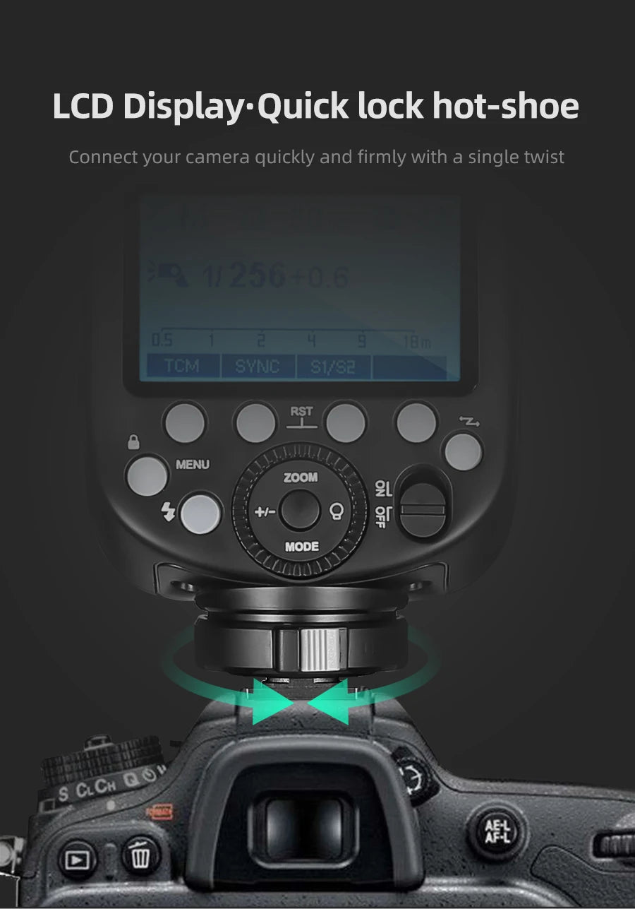 【Do Brasil】 Godox V1 Speedlight Flash - TTL 2.4G HSS for DSLR & Mirrorless Cameras, Compatible with Canon, Sony, Nikon, Fujifilm
