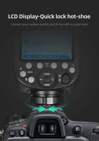 【Do Brasil】 Godox V1 Speedlight Flash - TTL 2.4G HSS for DSLR & Mirrorless Cameras, Compatible with Canon, Sony, Nikon, Fujifilm