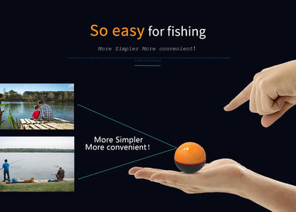 Erchang F68 WIFI Fish Finder – 100M Wireless Echo Sounder for Lake & Sea Fishing, Compatible with iOS & Android
