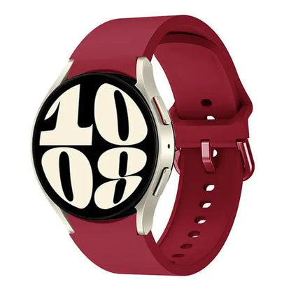 Samsung Galaxy Watch Silicone Sport Band - Replacement Strap for Galaxy Watch 4, 5, 6, 7, 5 Pro and Classic 40mm, 44mm, 45mm