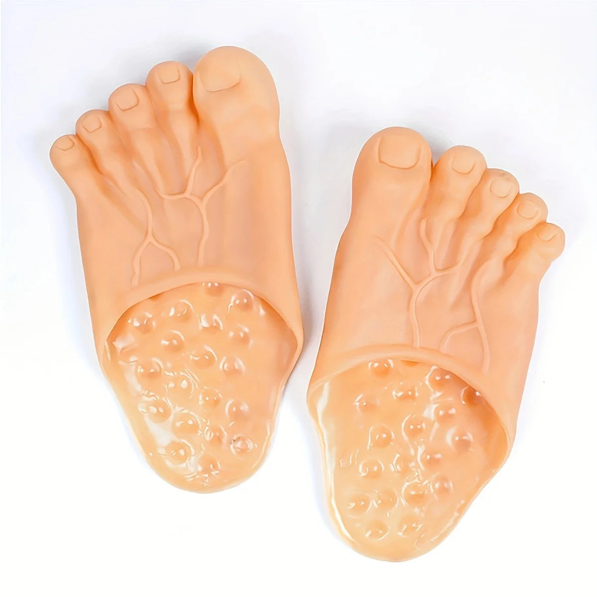 Funny Big Foot Slippers - Parody Barefoot Novelty Performance Shoes