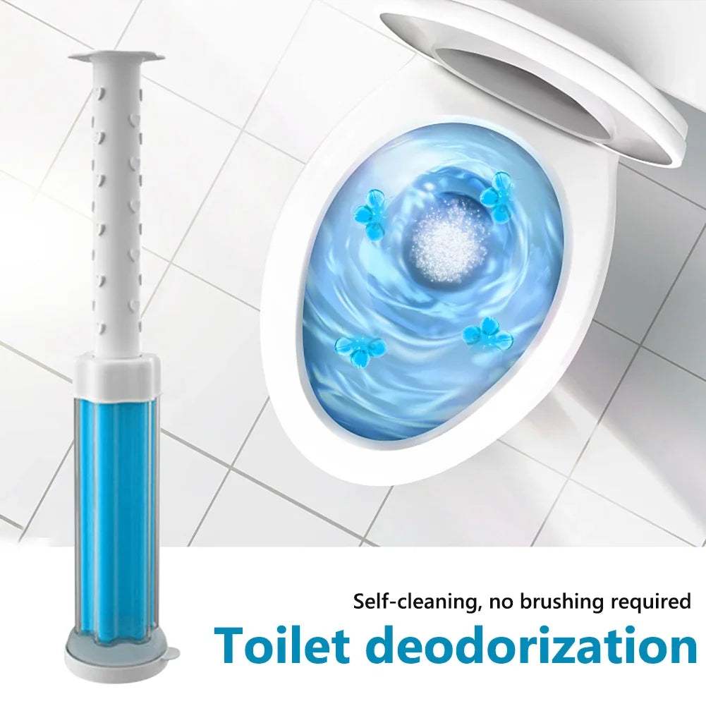 1/5-Pack Floral Toilet Cleaner Gel - Odor-Removing Aromatic Gel for a Fresh, Clean-Smelling Bathroom