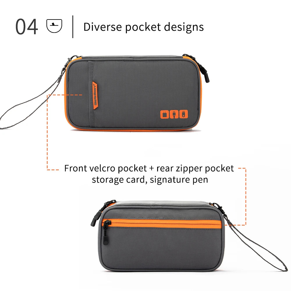 Travel Essentials Cable Organizer Bag – Compact Storage for Chargers, Cables & Accessories