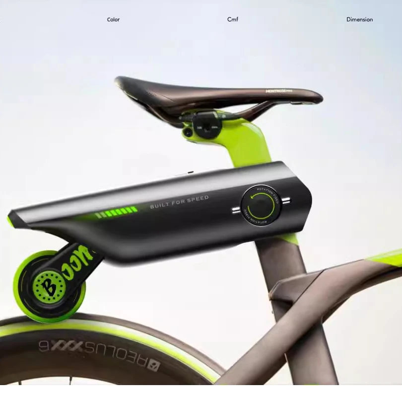 Electric Bike Conversion Kit — 31-Mile Range Pedal Assist with 12V 10AH Battery, 15.5MPH, Tool-Free Installation