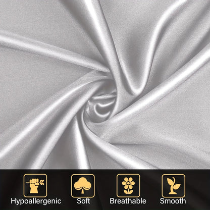 Boost Beauty Sleep Silky Satin Pillowcases - Cooling, Hair & Skin-Friendly, Easy-Care Sleep Essentials