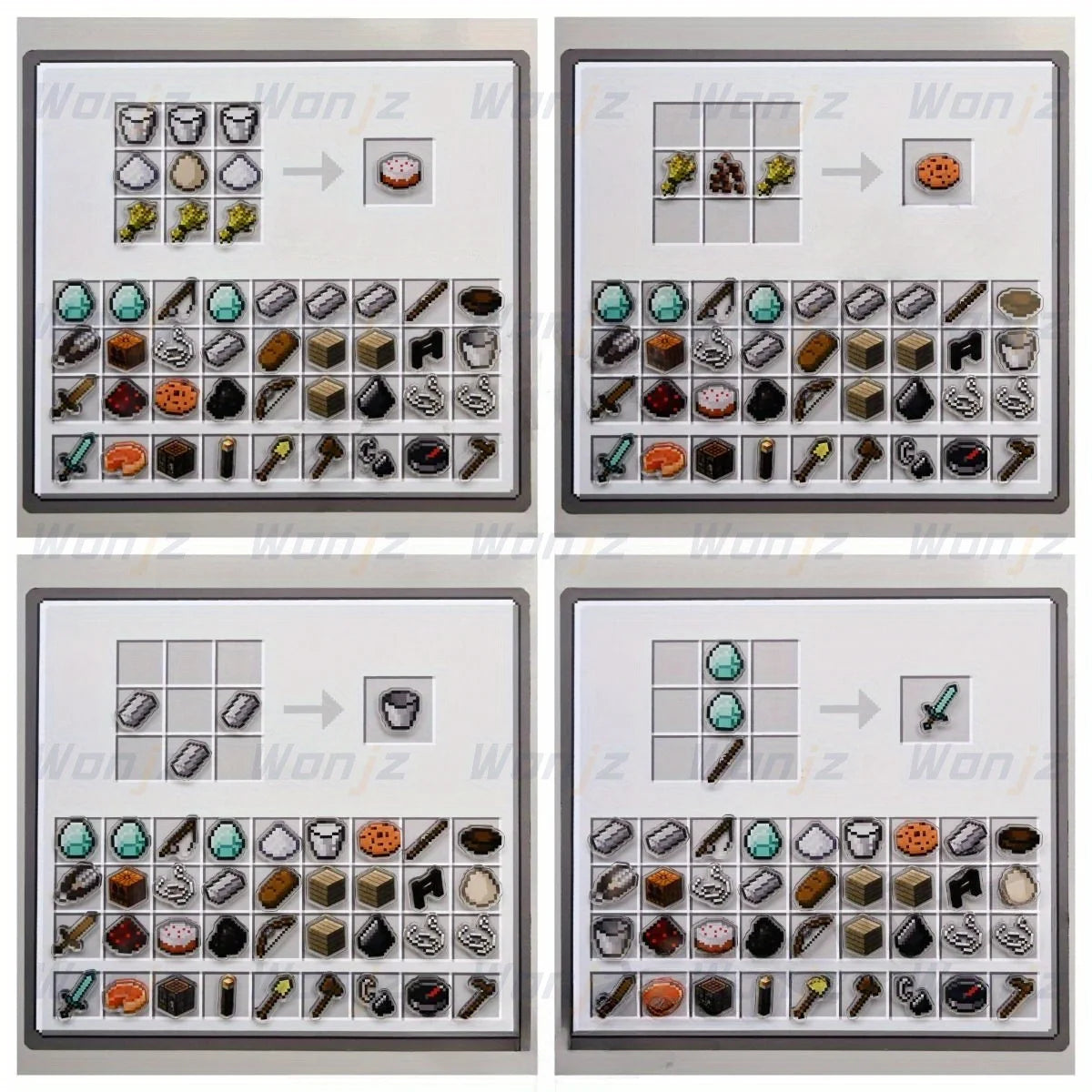 Premium Pixel-Style Fridge Magnets – High-Definition Gamer Magnets for DIY Projects and Home Decor