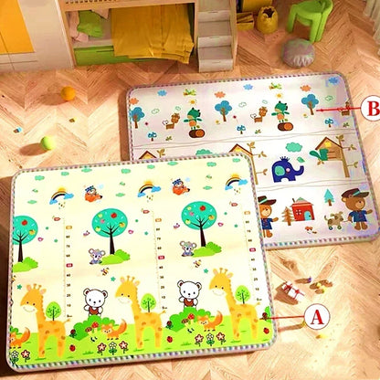 Baby Crawling Play Mat - Non-Toxic EPE Foam Safety Rug, 1cm Thickness, Two Thickness Options and Five Sizes for Kids’ Play Areas