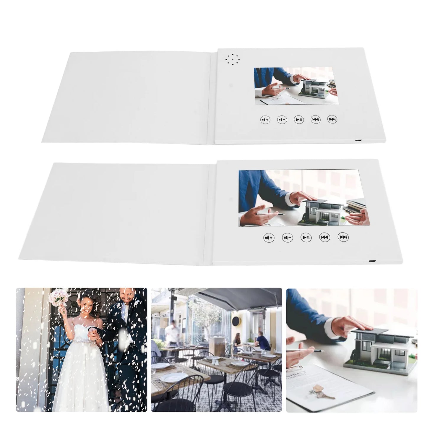 LCD Video Greeting Card – Electronic Video Brochure for Birthday, Father’s Day & Mother’s Day Gifts