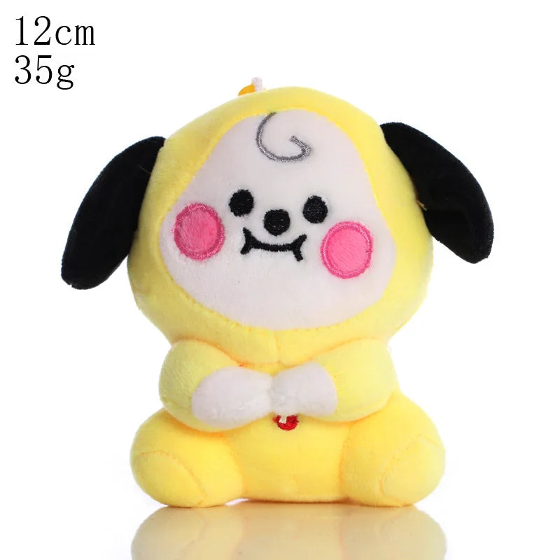 BTed 21 Plush Toys – Kawaii Mini Anime Keychain Pendant, Soft Stuffed Animal Doll Gift for Kids (12–22cm)