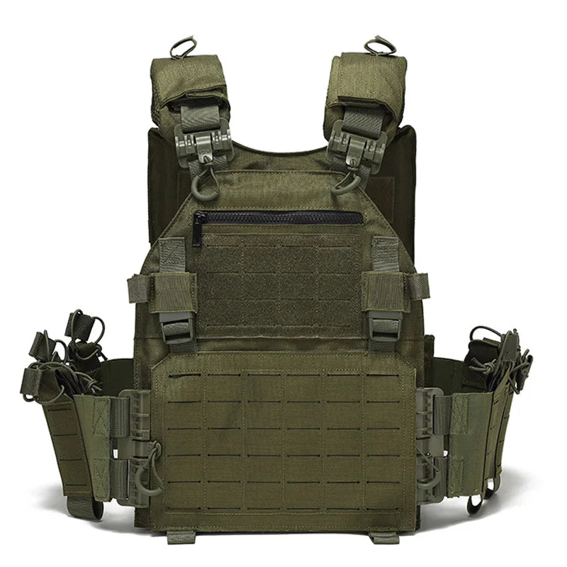 Outdoor Training Vest – Multi-Functional Waterproof MOLLE Expansion Quick-Release Wear-Resistant Tactical Vest