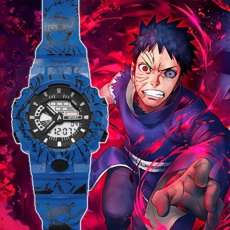 Naruto Uzumaki Digital Watch - Cute Anime Cartoon Electronic Wristwatch for Fans and Everyday Wear