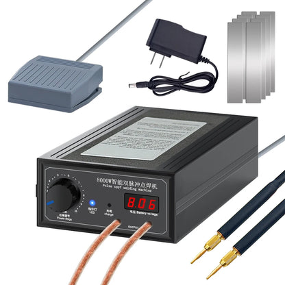 8000W Handheld Spot Welder – Portable 1200A High-Power Welding Machine for 18650 Batteries