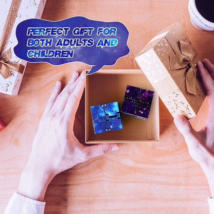 Infinity Cube Fidget Toy — ADHD & Anxiety Stress Relief Puzzle for Kids & Adults