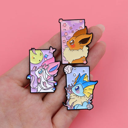 Anime Monster Enamel Pin - Cute Animal Brooch Backpack, Bag & Lapel Accessory for Fans