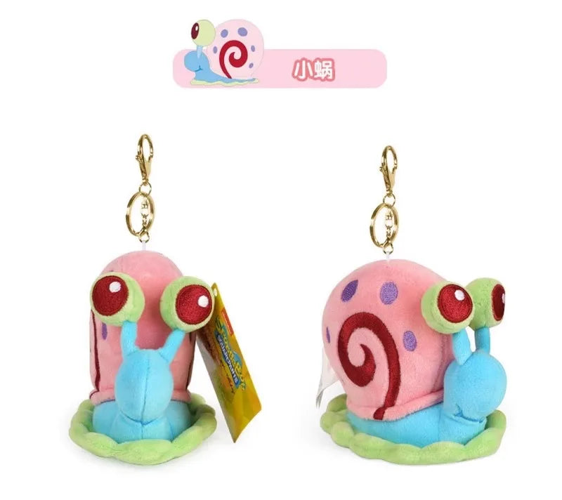Anime Spongebob SquarePants Plush Toys – Patrick, Squidward, Mr. Krabs & Gary Stuffed Cartoon Toys, Birthday Gift for Kids