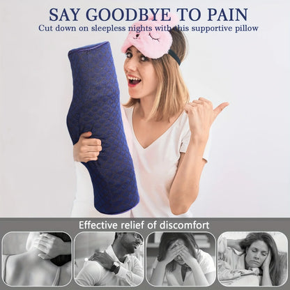 Orthopedic Memory Foam Neck Pillow – Cervical Support, Breathable & Washable, Perfect for All Sleepers