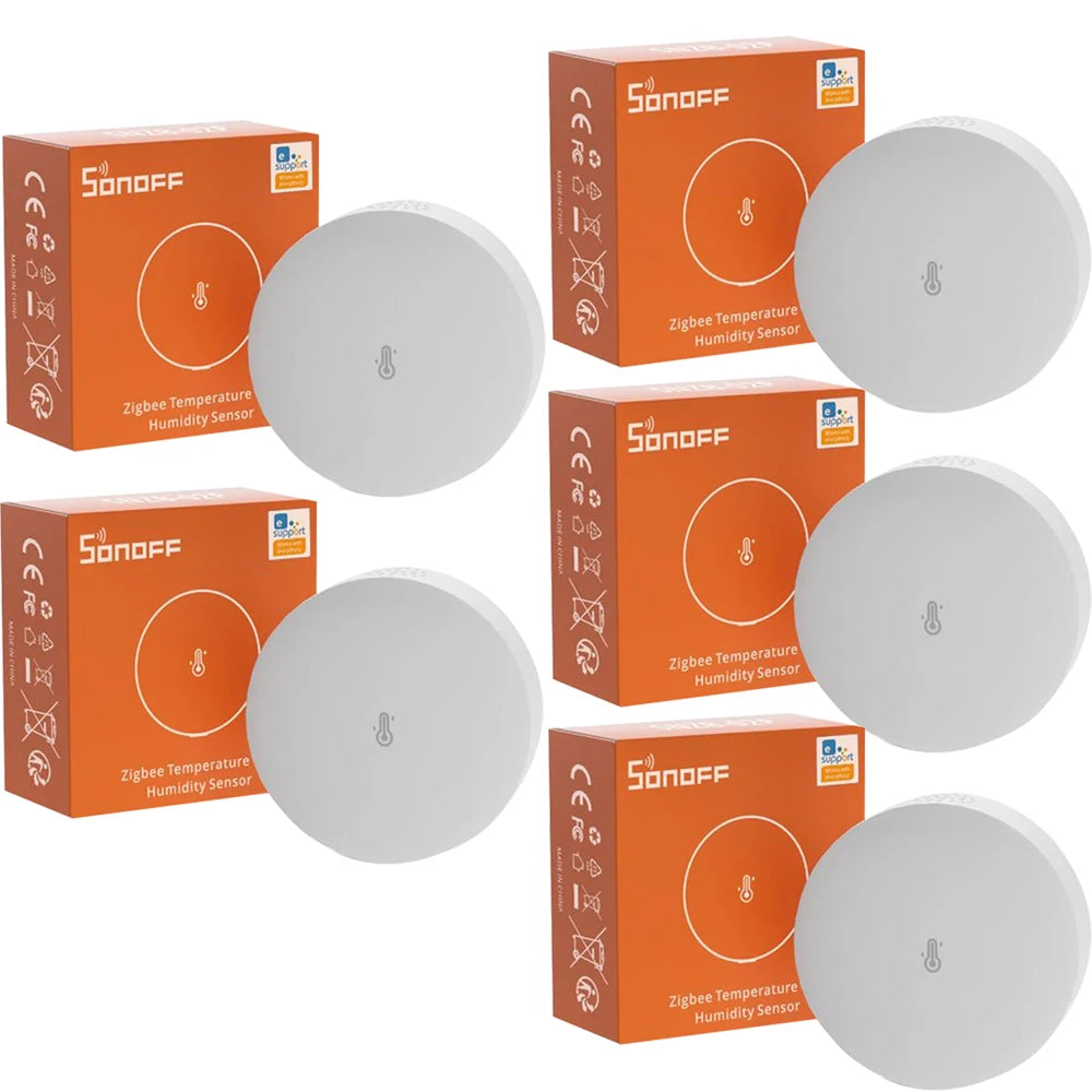 SONOFF SNZB-02P Zigbee Temperature & Humidity Sensor – Smart Home Thermometer, Works with Alexa, Google Home & SmartThings
