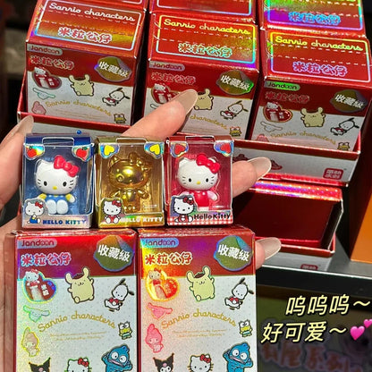 Sanrio Characters Mini Figurine Blind Box – Hello Kitty, Melody & Kuromi Cute Desk Decoration Collectible Toy Gift