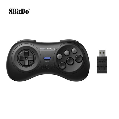 8BitDo M30 2.4G Wireless Gamepad – Sega Genesis & Mega Drive Mini Compatible Original Retro Controller for Classic Gaming