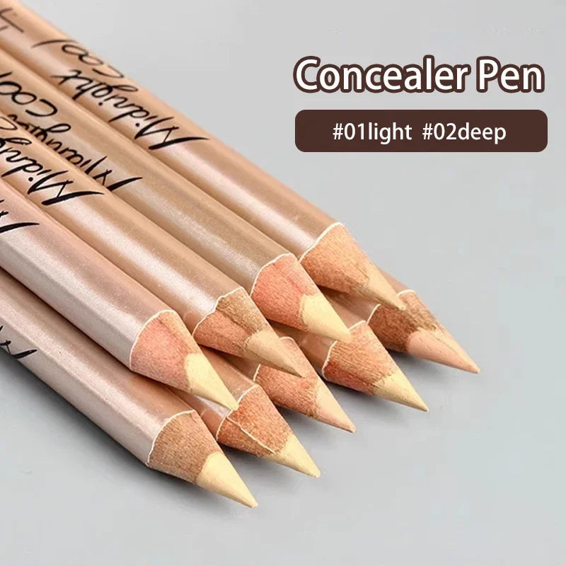Concealer Pen for Eyebrows & Dark Circles — Waterproof Spot Corrector & Eyebrow Tattoo Design Tool