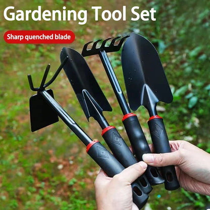 4PCS Gardening Shovel Set – Small Hand Tools for Vegetable Planting & Garden Soil Digging, Durable Gardening Tool Kit