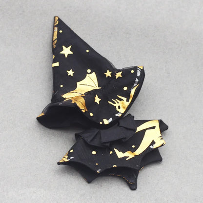 Labubu Halloween Cloak Dress with Hat — 10.5cm V4 The Monsters Pin for Love Series Doll Clothes & Accessories