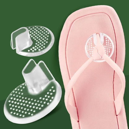 Invisible Flip-Flop Gel Pads – Anti-Slip, Anti-Wear Foot Cushions & Toe Separators for Men and Women