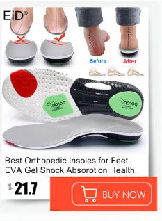 EiD Magnetic Therapy Foot Insoles – Soft Acupressure Sports Cushion for Men & Women