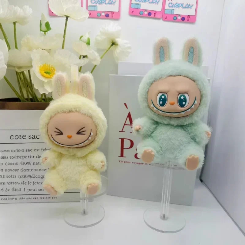 High-Quality Macaron 2 The Monsters Labubu Sitting Party Vinyl Plush Blind Box – Decorative Collectible Doll Gift
