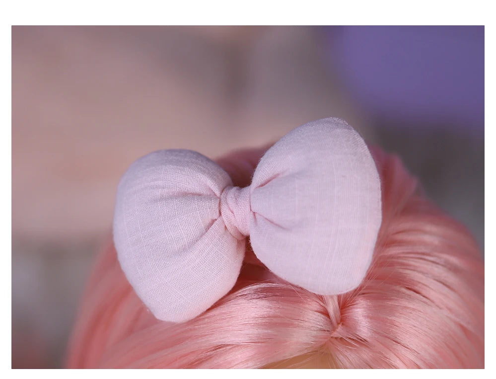 ICY DBS Blyth Doll – 1/6 BJD Joint Body, 30cm Brown Skin Matte Face with Bow, Cute Anime Girl Gift